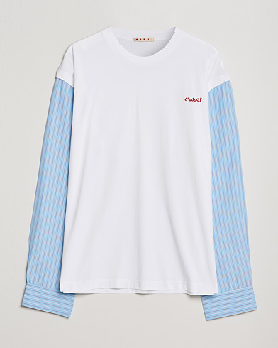 Herr | Långärmade t-shirts | Marni | Shirt Sleeve T-Shirt White