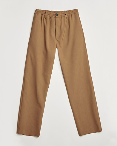 Herr | Drawstringbyxor | Marni | Tropical Wool Trousers Beige