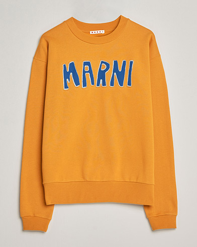 Herr | Italian Department | Marni | Brushed Logo Sweatshirt Yellow