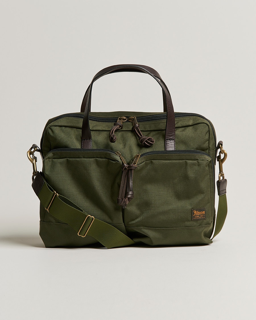 Herr | | Filson | Dryden Cordura Nylon Briefcase Otter Green