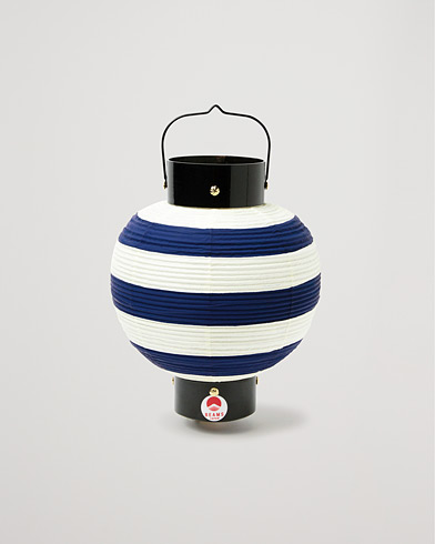 Herr | Dekoration | Beams Japan | Striped Paper Lantern Indigo