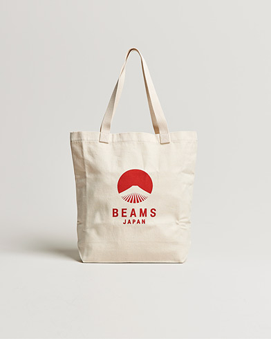 Herr | Totebags | Beams Japan | x Evergreen Works Tote Bag White/Red