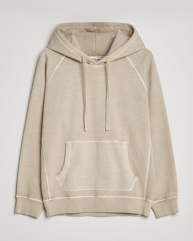 Herr | Orlebar Brown | Orlebar Brown | Francis Garment Dyed Cotton Hood Parched Green