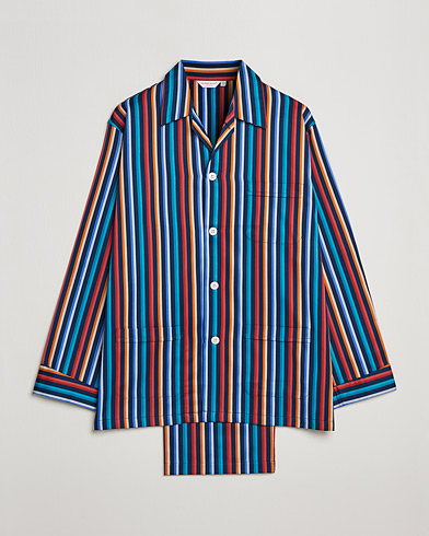 Herr | Pyjamas | Derek Rose | Striped Cotton Pyjama Set Multi