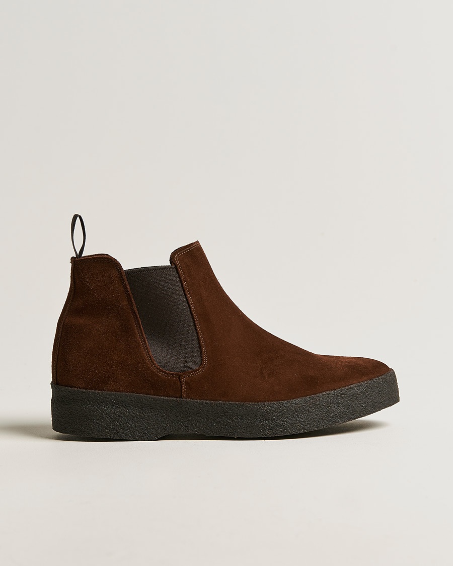 Herr | Svarta kängor | Sanders | Adam Chelsea Boot Polo Snuff Suede