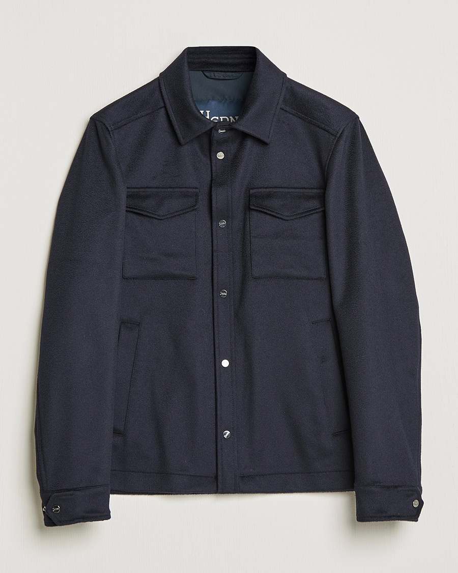 Herr | Herno | Herno | Cashmere Overshirt Navy