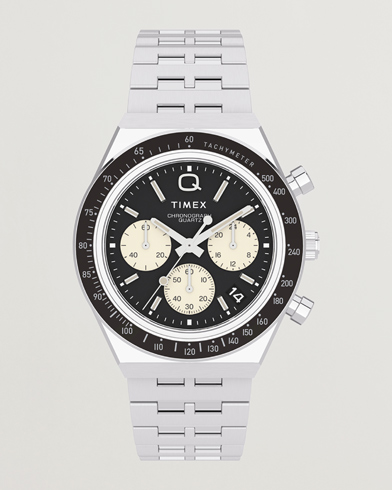 Herr | Nya produktbilder | Timex | Q Chronograph 40mm Black Dial