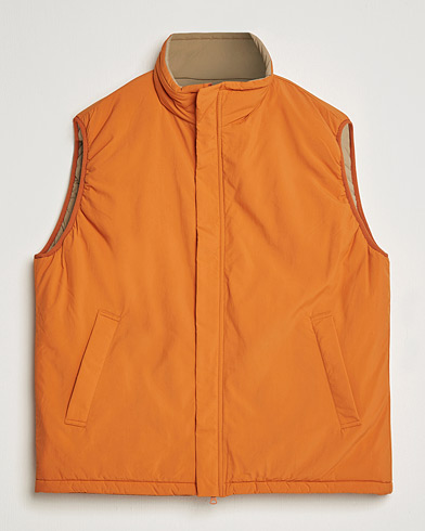Herr | Japanese Department | BEAMS PLUS | MIL Puffer Vest Orange