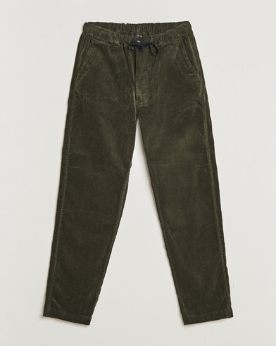 Herr | Manchesterbyxor | orSlow | New Yorker Corduroy Pants Army Green