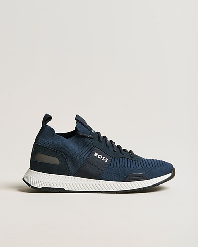 Herr |  | BOSS | Titanium Running Sneaker Dark Blue