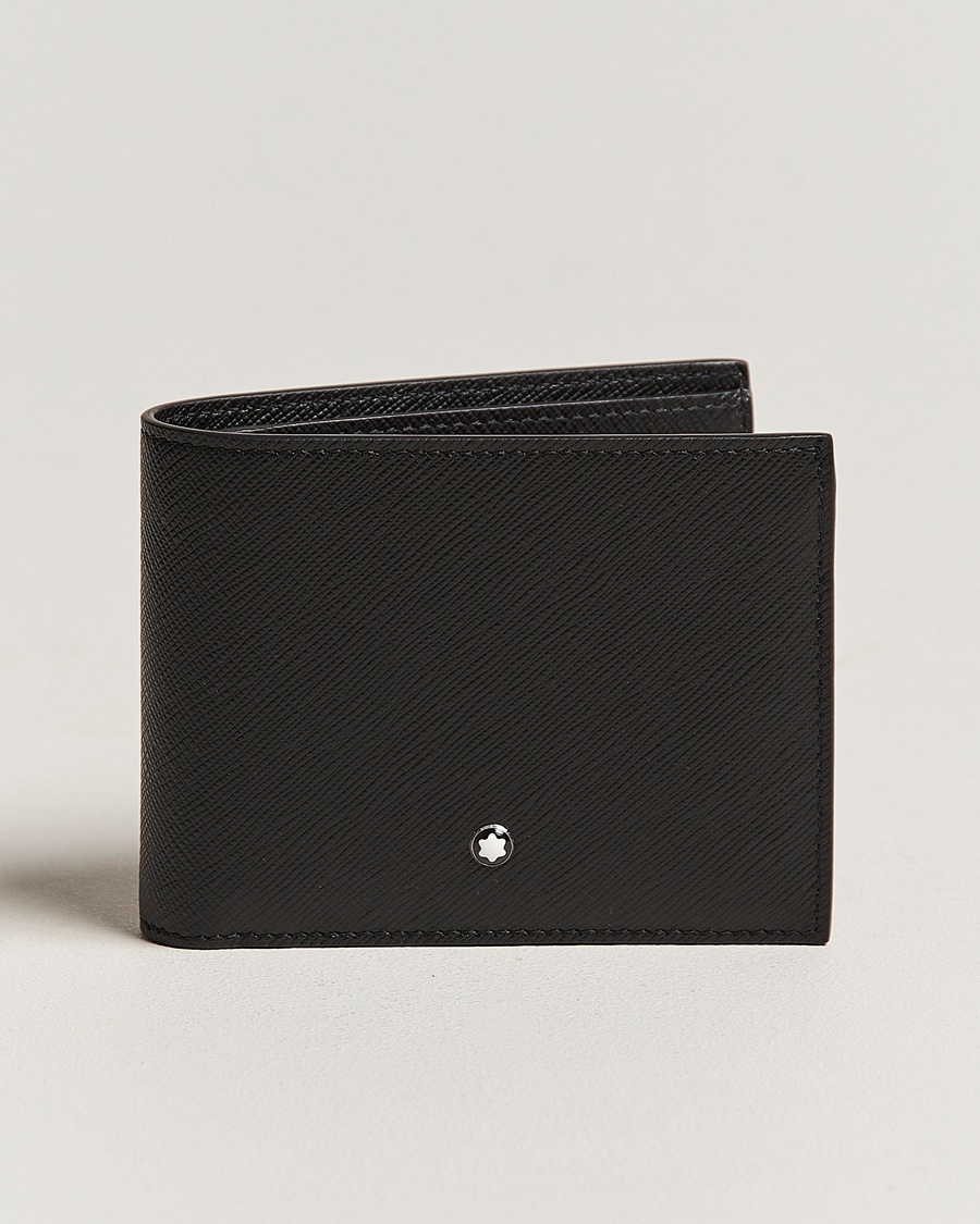 Montblanc Sartorial Wallet 6cc with 2 View Pockets Black – Svart