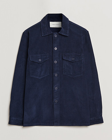 Herr | An overshirt occasion | A Day's March | Carey Cord Overshirts Navy