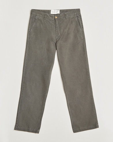 Herr | A Day's March | A Day's March | Redwood Cotton/Tencel Trousers Olive