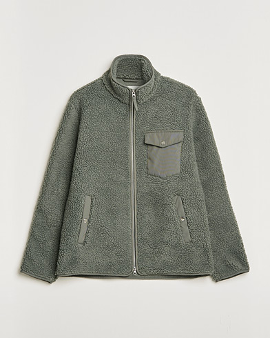 Herr | A Day's March | A Day's March | Tone Pile Fleece Jacket Dusty Green
