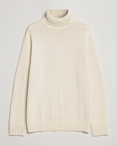 Herr | Polotröjor | A Day's March | Forres Cotton/Cashmere Rollneck Off White
