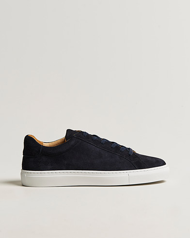 Herr | A Day's March | A Day's March | Suede Marching Sneaker Navy