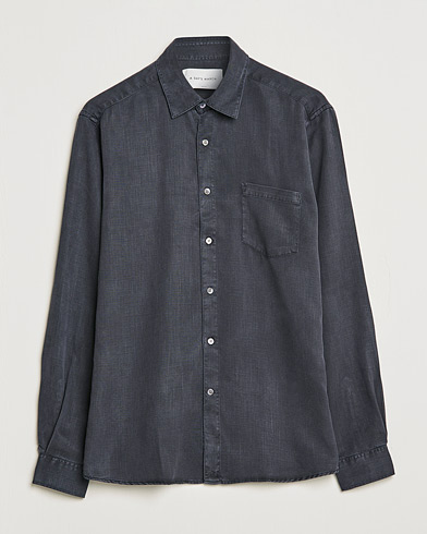 Herr | A Day's March | A Day's March | Daintree Tencel Shirt Off Black