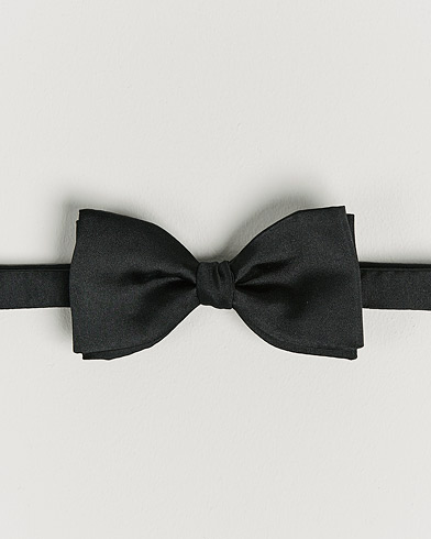 Herr | Oknutna flugor | Stenströms | Pre-Tied Silk Bow Tie Black