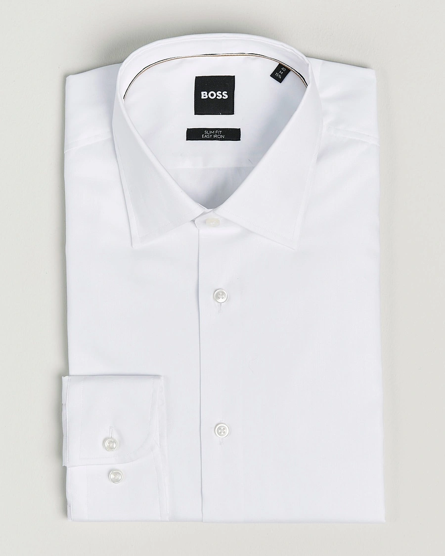 Herr | | BOSS BLACK | Hank Slim Fit Shirt White