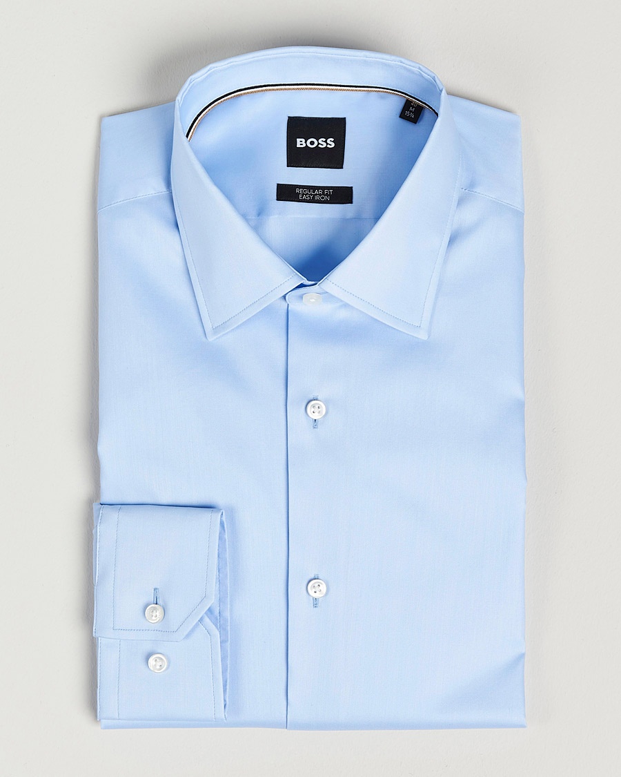 BOSS BLACK Joe Regular Fit Shirt Light Blue – Blå