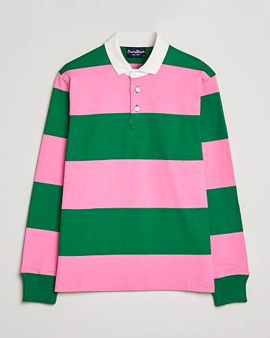 Herr | Exklusivt Care of Carl | Rowing Blazers | Block Stripe Rugby Pink/Green