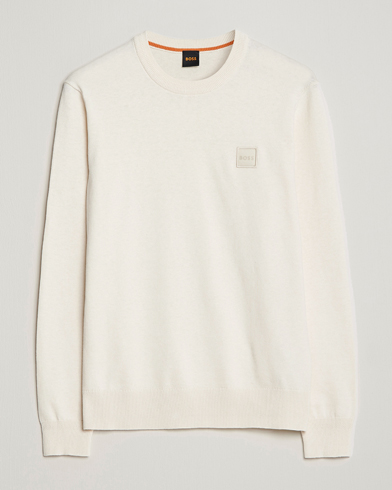 Herr | BOSS ORANGE | BOSS ORANGE | Kanovano Knitted Sweater Open White