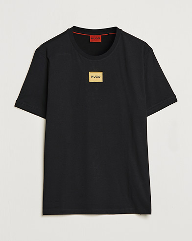 Herr | Svarta t-shirts | HUGO | Diragolino Crew Neck T-Shirt Black