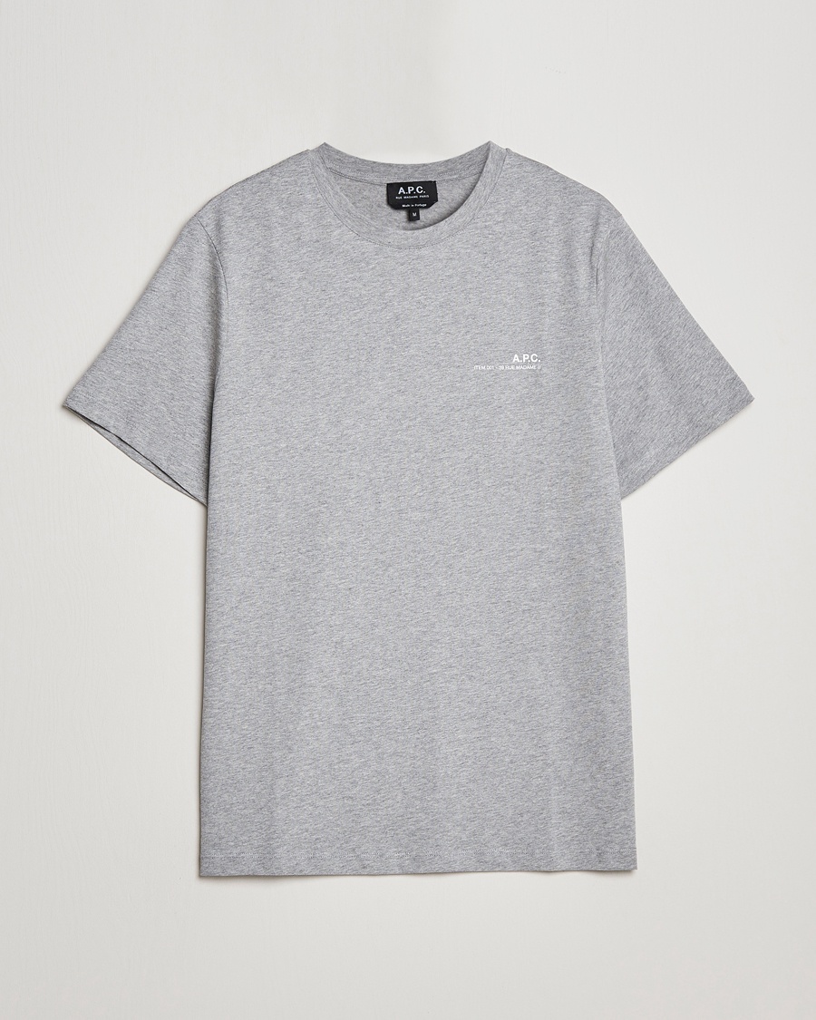 Herr | | A.P.C. | Item T-Shirt Heather Grey