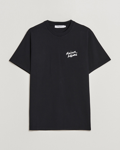 Herr | 30% rea | Maison Kitsuné | Mini Handwriting T-Shirt Black