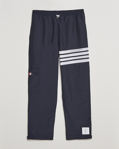 Herr | Drawstringbyxor | Thom Browne | Packable Ripstop Trousers Navy