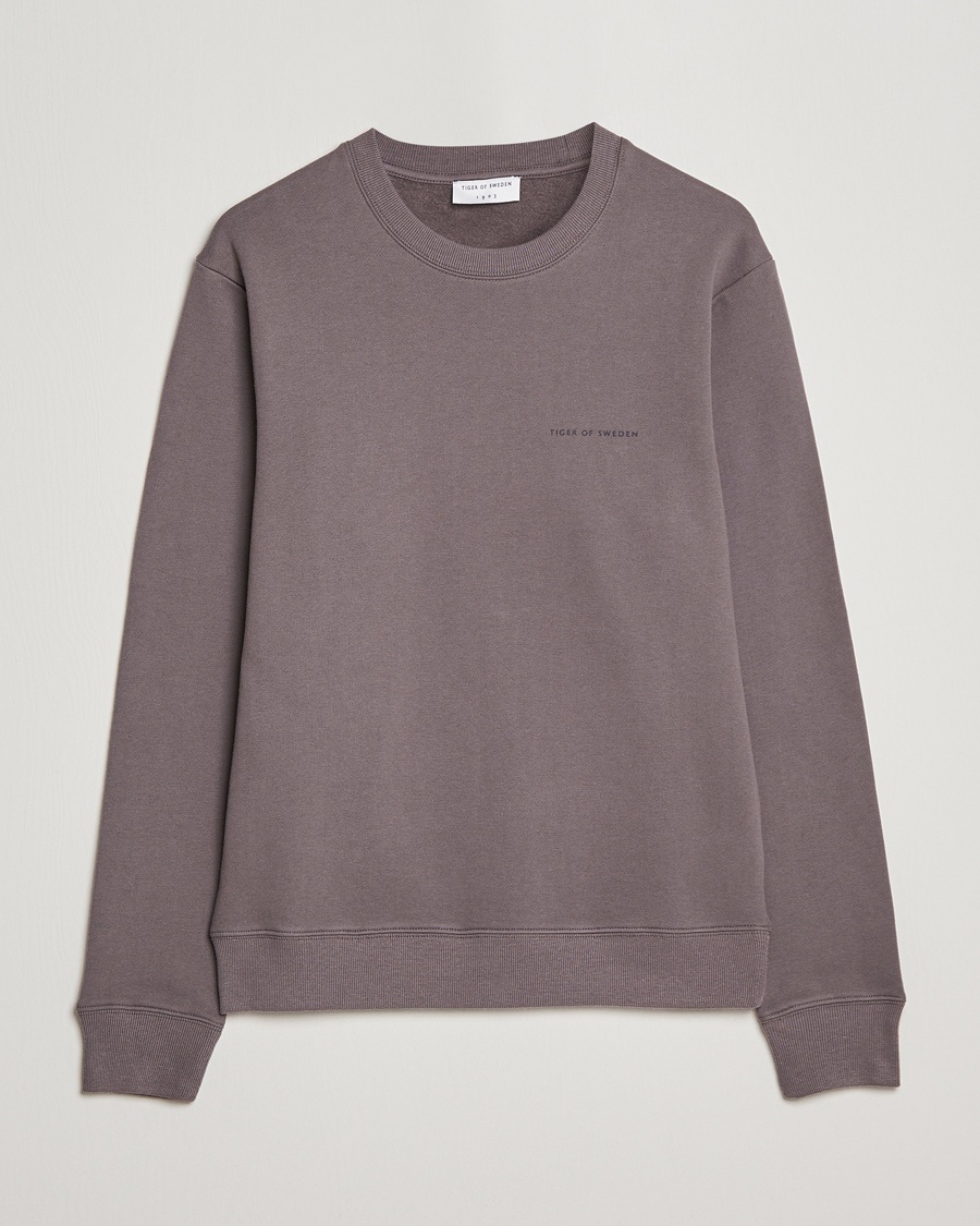 Herr | | Tiger of Sweden | Emerson Cotton Sweatshirt Ash Grey