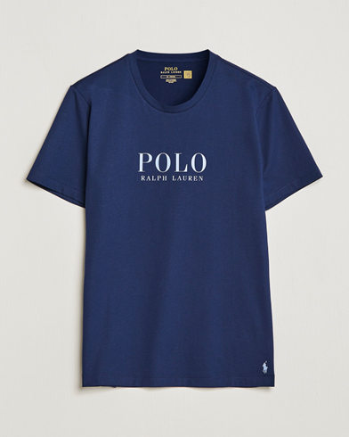 Herr | Kortärmade t-shirts | Polo Ralph Lauren | Cotton Logo Crew Neck T-Shirt Navy