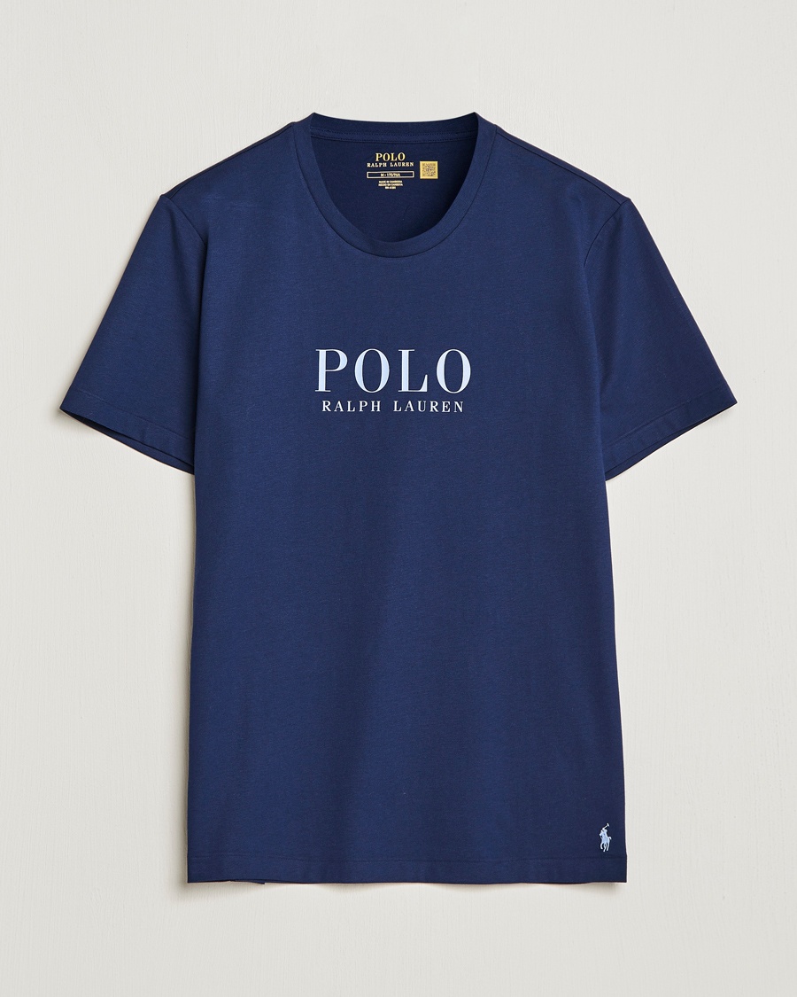 Herr | | Polo Ralph Lauren | Cotton Logo Crew Neck T-Shirt Navy