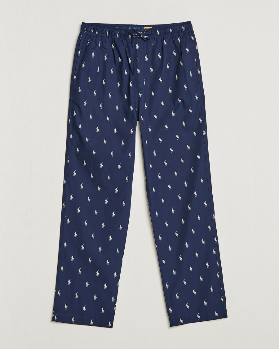 Herr | | Polo Ralph Lauren | Cotton Printed Pony Pyjama Pants Navy