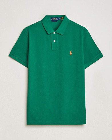 Herr | Kortärmade pikéer | Polo Ralph Lauren | Custom Slim Fit Polo Primary Green