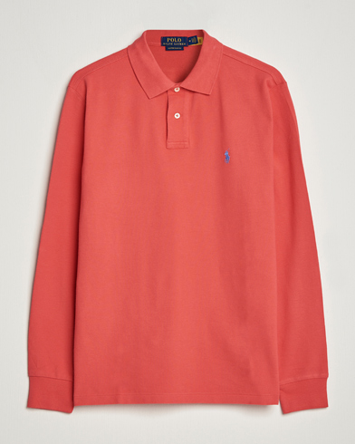 Herr |  | Polo Ralph Lauren | Custom Slim Fit Long Sleeve Polo Starboard Red