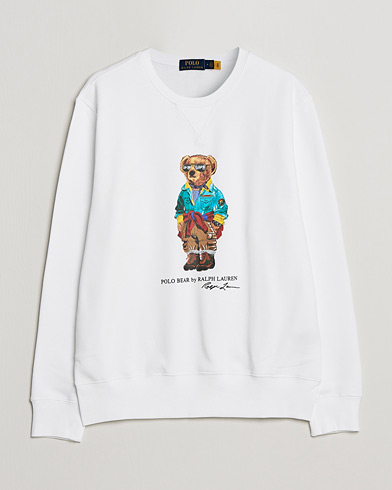 Herr | Polo Ralph Lauren | Polo Ralph Lauren | Magic Fleece Printed Bear Sweatshirt Coastal Beige