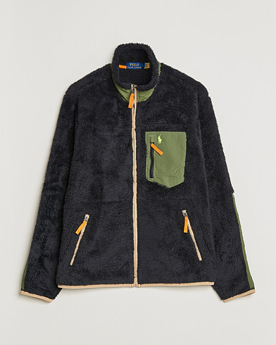 Herr | Zip-tröjor | Polo Ralph Lauren | Curly Sherpa Full Zip Black Multi