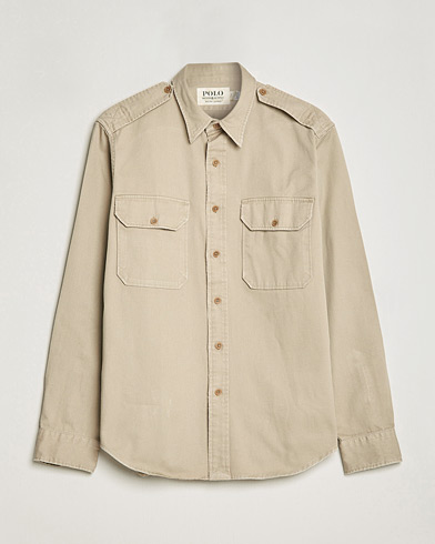 Herr | Overshirts | Polo Ralph Lauren | Twill Safari Pocket Overshirt Khaki