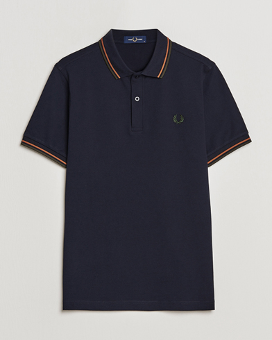 Herr |  | Fred Perry | Twin Tipped Pique Navy Night Green