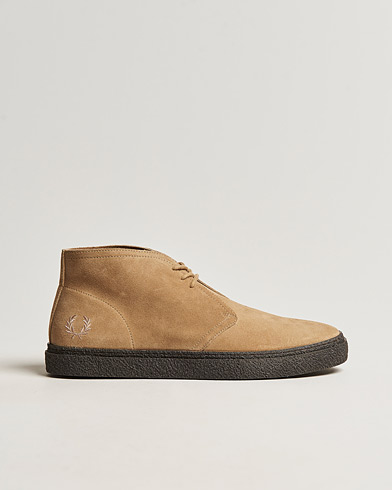 Herr | Chukka Boots | Fred Perry | Hawley Suede Boot Warm Stone