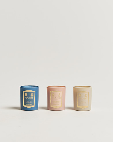 Herr | Doftljus | Floris London | Mini Candle Collection 3x70g 