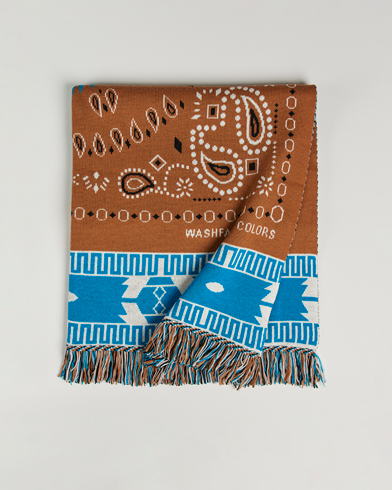 Herr | Textilier | Alanui | Bandana Jacquard Blanket Brown