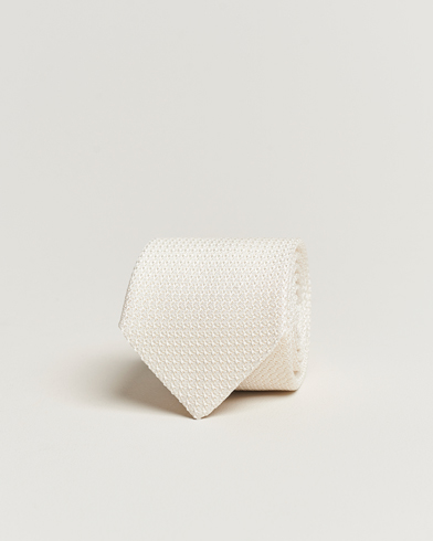 Herr | Slipsar | Amanda Christensen | Silk Grenadine 8 cm Tie White
