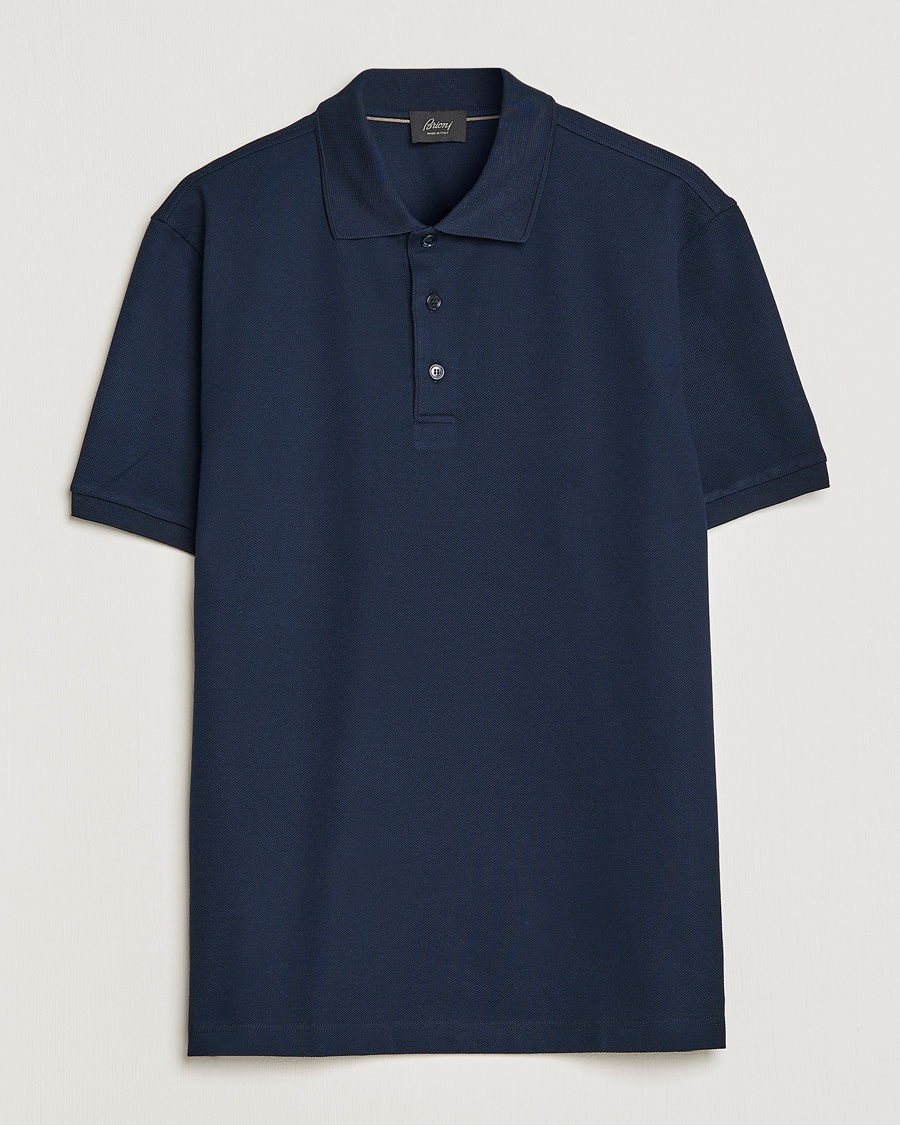  Mercerized Cotton Piquet Navy