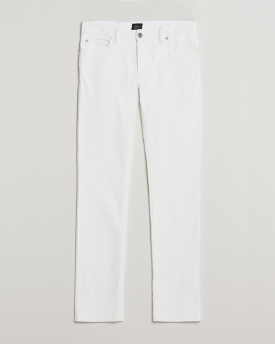 Herr | Luxury Brands | Brioni | Slim Fit 5-Pocket Pants White
