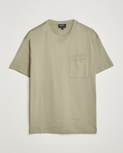Herr | A.P.C. | A.P.C. | Short Sleeve Pocket T-Shirt Light Olive