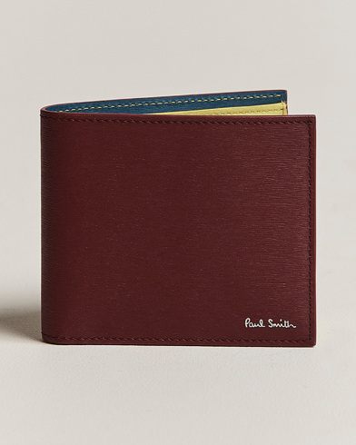 Herr | Vanliga plånböcker | Paul Smith | Color Leather Wallet Wine Red