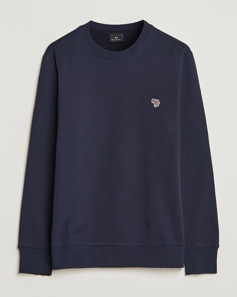Herr | Kläder | PS Paul Smith | Zebra Organic Cotton Sweatshirt Navy