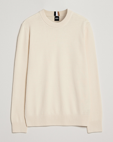 Herr |  | BOSS | Ecaio Knitted Sweater Open White